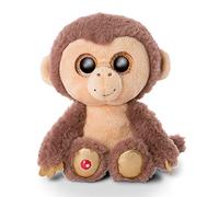 NICI-Animals Original - Glubschis Hobson Mono 15 cm - Lindos Juguetes tiernos - Muñeco Esponjoso con Grandes Ojos Brillantes - Peluches de zoológico para abrazar y Jugar, Color marrón/Beige, (46945)