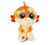 NICI Glubschis: El Original - Glubschis Tierno Juguete de Dragón Yo-Yo 15 cm - Juguetes Suaves esponjosos con Ojos Grandes Brillantes - Animal Relleno para abrazar y Jugar, Naranjado