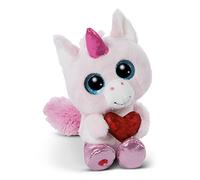 NICI Glubschis: El Original - Glubschis Wubby Wub el Unicornio 15 cm I Suave Juguete Sentado con Grandes Ojos Brillantes I Tierno Juguete para Amantes de los Animales de Relleno - 47881