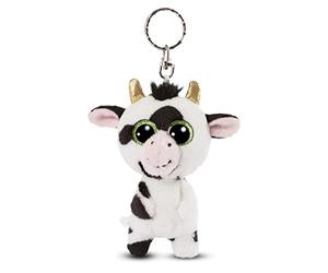 NICI Glubschis: El Original - Llavero de la Vaca Moolon de Glubschis 9cm - Colgante de Peluche para Cordones, llaveros y portallaves - Amuleto para Bolsa