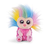 NICI Animal Glubschis: El tierno trapo original Fee Azizi 15 cm - Muñecos grandes ojos brillantes y peinados locos, hada de peluche suave esponjosa para abrazar y jugar, color rosa/multicolor, (46893)