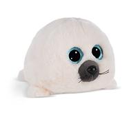 NICI GLUBSCHIS Foca Boubelle 15 cm: Adorable Animal de Peluche Suave, Juguete para Acurrucarse y Jugar, para Niños y Adultos, 49176, para Regalar, Blanco
