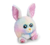 NICI GLUBSCHIS Peluche Conejo bebé Rainbow Candy, 13 cm, Multicolor, Suave y Adorable, Ideal para abrazar y Jugar, para niños y Adultos, Perfecto como Regalo - 63050