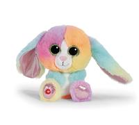 NICI GLUBSCHIS Peluche Conejo Hoppibow, 15 cm, Blanco, Animal de Peluche Suave para abrazar y Jugar, para niños y Adultos - 62497