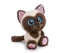NICI GLUBSCHIS Peluche Gato siamés Selma, 15 cm, Beige, Animal de Peluche Suave para abrazar y Jugar, para niños y Adultos, Idea de Regalo - 63024
