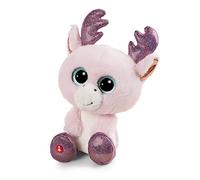 NICI Glubschis Schlenker Juguete del Reno Rosani 15 cm I Suaves Juguetes Sentados con Grandes Ojos Brillantes I Tierno Muñeco para Amantes de los Animales de Relleno - 47686