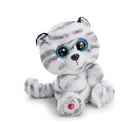 NICI GLUBSCHIS Tigresa Albella, 15 cm, Blanco - 63047 | Suave y adorable, ideal para abrazar y jugar, para niños y adultos, perfecto como regalo para cualquier ocasión