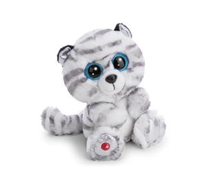 NICI GLUBSCHIS Tigresa Albella, 15 cm, Blanco - 63047 | Suave y adorable, ideal para abrazar y jugar, para niños y adultos, perfecto como regalo para cualquier ocasión