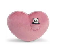 Nici Green: Almohada de peluche en forma de corazón con panda