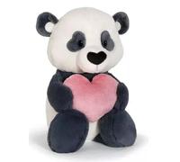 Nici Green: Figura de peluche panda amoroso con corazón - 35 cm