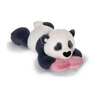 Nici Green: Peluche de panda amoroso con corazón - acostado
