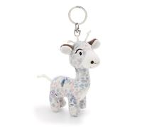 NICI Jirafa Winny Winterfur de 10 cm, Azul, Fiel compañero de Peluche para Mochila o Bolso, Llavero para pequeños y Personas Adultas, 62403, Color