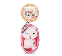 NICI Keyholder Sleeping Pets Cat Spotted 8cm