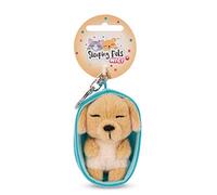 NICI Keyholder Sleeping Pets Dog Caramel 8cm