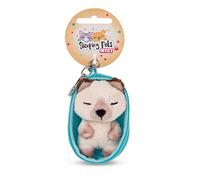 NICI Keyholder Sleeping Pets Siamese Cat 8cm