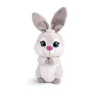 NICI-Conejito Conejo Fynn Fluffy 24cm Gris Sentado sostenible Hecho de Suave Peluche, para Jugar y abrazar, para niños y Adultos, una Gran Idea de Regalo, (49210)