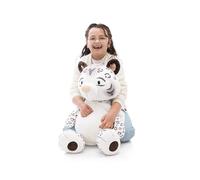 NICI Leoparda de Las Nieves de Peluche Eleni Snowbell, 70 cm, Blanco, Suave muñeco NICI, Adorable, para abrazarlo y Jugar, Idea de Regalo para niños y Personas Adultas, 62434