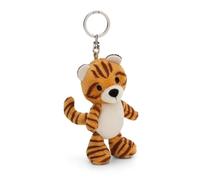 NICI Schlüsselanhänger Llavero 10 cm, con muñeco en Forma de Tigre, Color marrón, acompañante Fiel para Mochila o Bolso, para niños y Personas Adultas, 61851