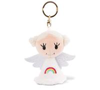 NICI- Llavero ángel de la Guarda con arcoíris 9cm, Arco Iris, Color Blanco/Rojo (47072)
