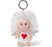 NICI Llavero ángel de la guarda con símbolo de corazón 7cm, blanco (46121)