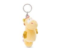 NICI Llavero caballito de mar Laguna Rainbow 9cm amarillo - Colgante animal de peluche sostenible - Para colgar en la llave, bolso, mochila, y mucho más, para niños y adultos