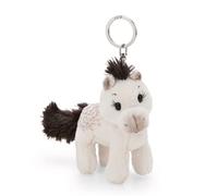 NICI Llavero Caballo Mony K. Pony de 10 cm, Blanco, Fiel compañero para Mochila o Bolso, Llavero para pequeños y Mayores, 62231
