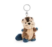 NICI-Llavero Castor Harry Woodsnacker de 10 cm, marrón, Fiel compañero de Peluche para Mochila o Bolso, para Todas Las Edades, 62260, Color, 10cm