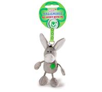 NICI Llavero de burro de 7 cm Talisminis, gris/verde