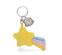 NICI- Llavero Estrella fugaz de 6 cm, Amarillo, Fiel compañero para Mochila o Bolso, para Llevar Las Llaves, para pequeños y Mayores, 62217, Color