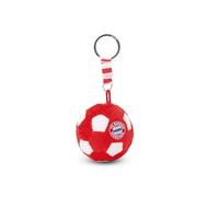 NICI Llavero FC Bayern de Múnich balón de fútbol 6cm Rojo - Colgante Animal de Peluche sostenible - para Colgar en la Llave, Bolso, Mochila, y Mucho más, para niños y Adultos