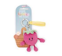 NICI Llavero Fresa Hello Sunshine de 7 cm, color amarillo, acompañante fiel para mochila o bolso, para niños y personas adultas, 61807