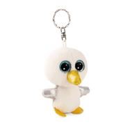 NICI Llavero GLUBSCHIS Gaviota Gullbert 9cm - Blanco - Compañero de Felpa para Mochila o Bolso, Colgante de Peluche con Anillo de Metal para Llavero y portallaves | 61841