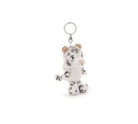 NICI Llavero Leoparda de Las Nieves Eleni Snowbell de 10 cm, Blanco, Fiel compañero de Peluche para Mochila o Bolso, Llavero para Todas Las Edades, 62400
