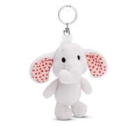 NICI Llavero Love Elephant Gris Claro 10cm ° - Colgante Animal de Peluche - para Colgar en la Llave, Bolso, Mochila, y Mucho más, para niños y Adultos, una óptimo Idea de Regalo