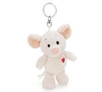 NICI Llavero Love Ratón Mira con Corazón 10 cm - Este Peluche Suave, Tiene Detalles Originales y es Ideal como Adorno para Usarlo Junto a Las Llaves, Bolsos o Mochilas | 63351
