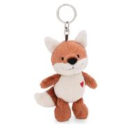 NICI Llavero Love Zorro Miro con Corazón 10 cm - Este Peluche Suave, Tiene Detalles Originales y es Ideal como Adorno para Usarlo Junto a Las Llaves, Bolsos o Mochilas | 63350