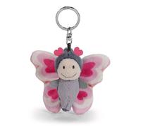 NICI Llavero Mariposa Love de 6 cm, Rosa Fucsia, Fiel acompañante de Peluche para Mochila o Bolso, Llavero para Todas Las Edades, 62624