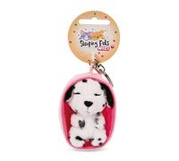 NICI Llavero Mascotas dormilonas Perro dálmata 8cm, Estampado Animal, Color White, 8 cm (48833)