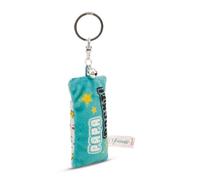 NICI Llavero mini cojín de peluche Papá rockt 8 cm con campanilla de colores, compañero de fidelidad para mochila o bolso, llavero para pequeños y grandes | 62109