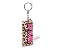 NICI Llavero mini cojín de peluche salvaje 8 cm con campanilla de colores, compañero de fidelidad para mochila o bolso, soporte para llaves para pequeños y grandes | 62097