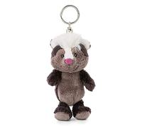 NICI- Llavero Mofeta Chiala 10cm, sólido, Color Gris y Negro, 10 cm (47332)
