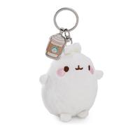 NICI Llavero MOLANG Taza de Café 8 cm - Este Peluche Suave, Tiene Detalles Originales y es Ideal como Adorno para Usarlo Junto a Las Llaves, Bolsos o Mochilas | 63291