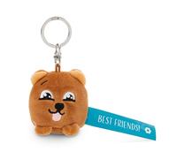 NICI Llavero osito «¡Best Friends!» 5cm - marrón - Un compañero leal para mochila o bolso, llavero para todas las edades | 62035