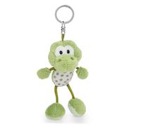 NICI Llavero Rana Fridolin Frog de 10 cm, Verde, Fiel compañero de Peluche para Mochila o Bolso, para Todas Las Edades, 62262