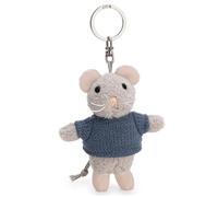 NICI Llavero Ratón Sam 9 cm - Este Peluche Suave, Tiene Detalles Originales y es Ideal como Adorno para Usarlo Junto a Las Llaves, Bolsos o Mochilas | 63331