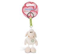 NICI Llavero Talisminis oveja Jolly Mäh 7cm blanca - Colgante de peluche de animal con llavero para cordón, llavero y portallaves amuleto de la suerte para bolso con mensaje