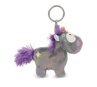 NICI- Llavero Theodor & Friends Unicornio Star Bringer 10cm Green, Color Gris (48621)