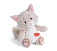 NICI Love Gato Esponjoso 35cm Gris sostenible Hecho de Suave Peluche, para Jugar y abrazar, para niños y Adultos, una Gran Idea de Regalo (49409)