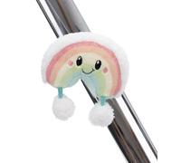 MagNICI - Arcoíris Nibsi de 8 cm, muñeco de Peluche con imán Que se adhiere a Superficies metálicas, pizarras magnéticas y Asas de Bolsos, Ideal para Llevar de Viaje, Gran Idea de Regalo, 62304