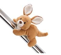 MagNICI Canguro Kelly 12cm marrón - Peluche con imán - Animal magnético para frigorífico, Pizarra, Metal y Mucho más Gran Idea de Regalo